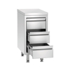 Custom Outdoor Kitchen Stainless Steel with Shelves Cabinets 