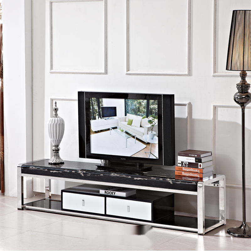 Custom Stainless Steel Metal Cabinets with Doors with Drawers TV Cabinet