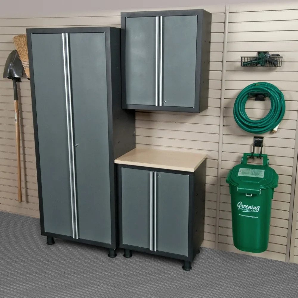 Heavy Duty Easy To Assemble with Locking Doors & Drawers for Garage Storage Steel Metal Cabinet 